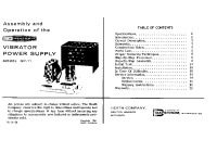 Heathkit GP-11 - Schematic - Manual-2 